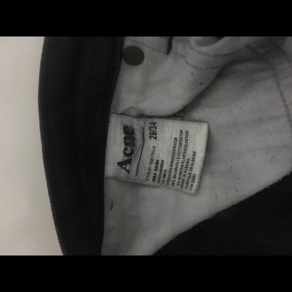 Black Acne studio jeans